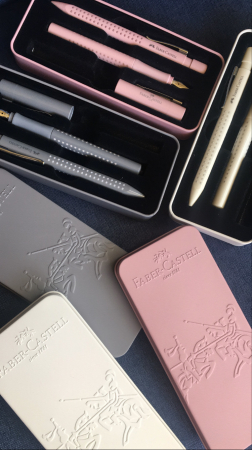 Set Stilou + Pix Grip 2010 Rose Faber-Castell [4]