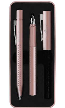 Seturi Grip 2011 - Set Stilou + Pix Grip 2011 Rose, Faber-Castell