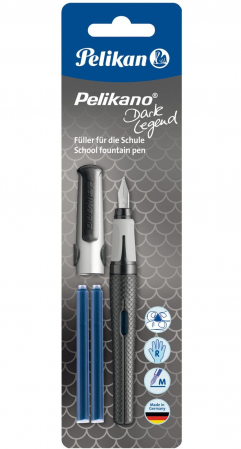Stilouri Scolare - Stilou Pelikano Dark Legend Dreptaci Pelikan
