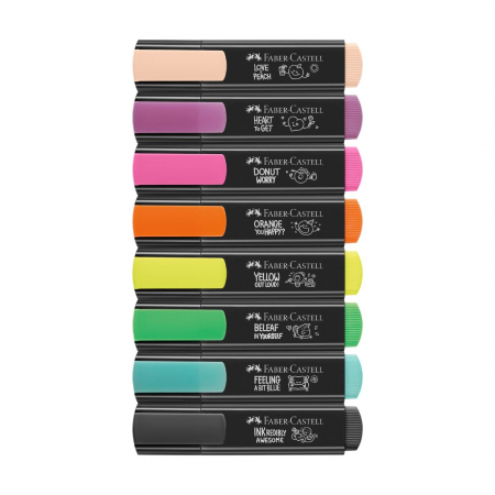 Textmarkere GRAFFITI NEON Set 8 Faber-Castell [1]