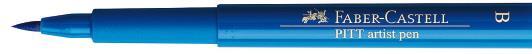 Pitt Artist Pen Brush Faber-Castell (disponibil in 60 culori) albastru phthalo