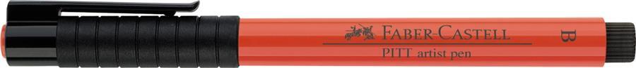 Pitt Artist Pen Brush Faber-Castell (disponibil in 60 culori) rosu scarlet