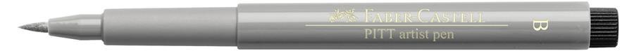 Pitt Artist Pen Brush Faber-Castell (disponibil in 60 culori) gri rece I