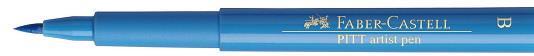 Pitt Artist Pen Brush Faber-Castell (disponibil in 60 culori) albastru cer