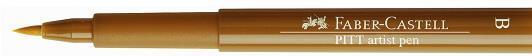 Pitt Artist Pen Brush Faber-Castell (disponibil in 60 culori) auriu-verzui