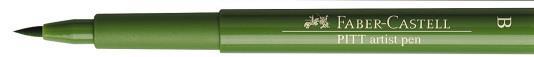 Pitt Artist Pen Brush Faber-Castell (disponibil in 60 culori) verde de mai