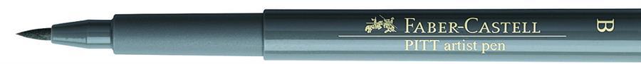 Pitt Artist Pen Brush Faber-Castell (disponibil in 60 culori) gri cald IV