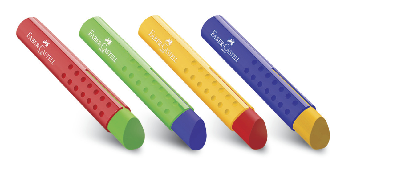 Radiera cu protectie Grip Faber-Castell