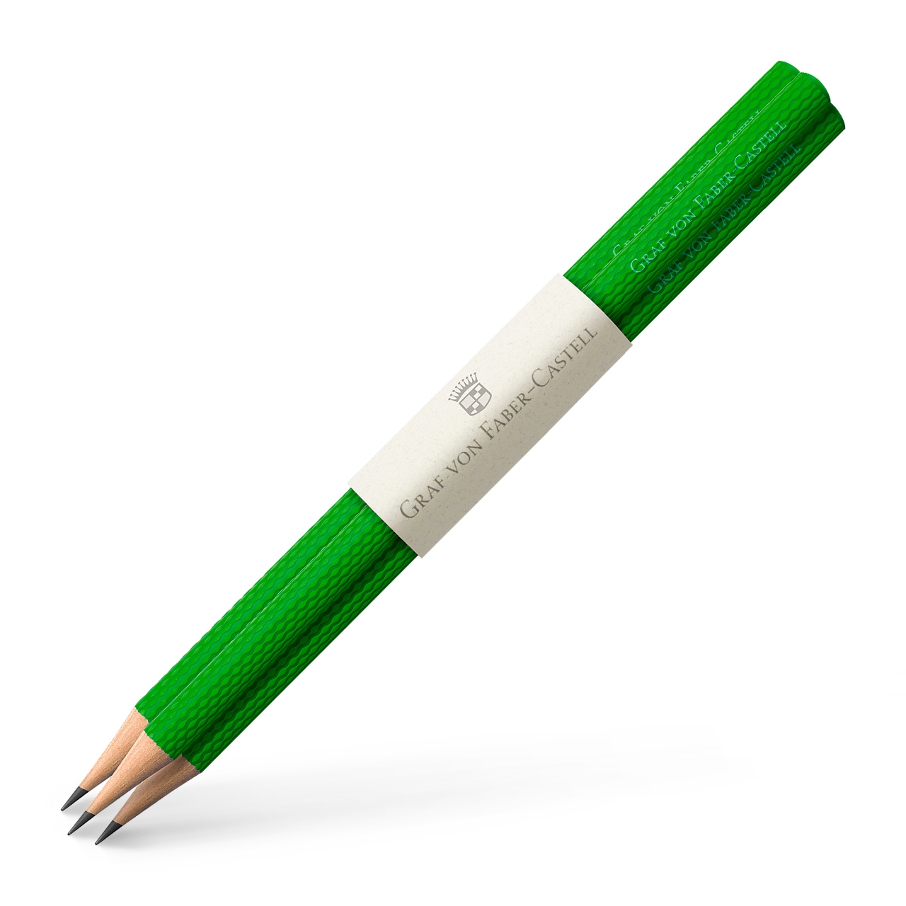SET 3 CREIOANE GRAFIT GUILLOCHE VIPER GREEN Graf Von Faber Castell