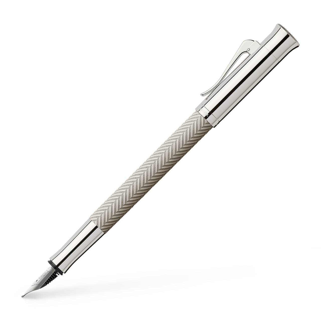 Stilou Guilloche Cisele Light Grey Graf Von Faber-Castell F