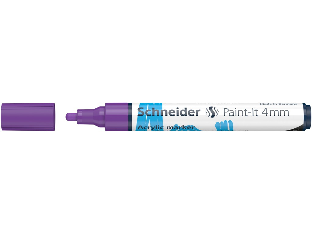 Marker cu vopsea acrilică Paint-It 320 4 mm,Schneider mov