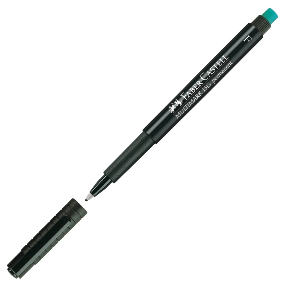 Marker Permanent F Multimark Faber-Castell negru