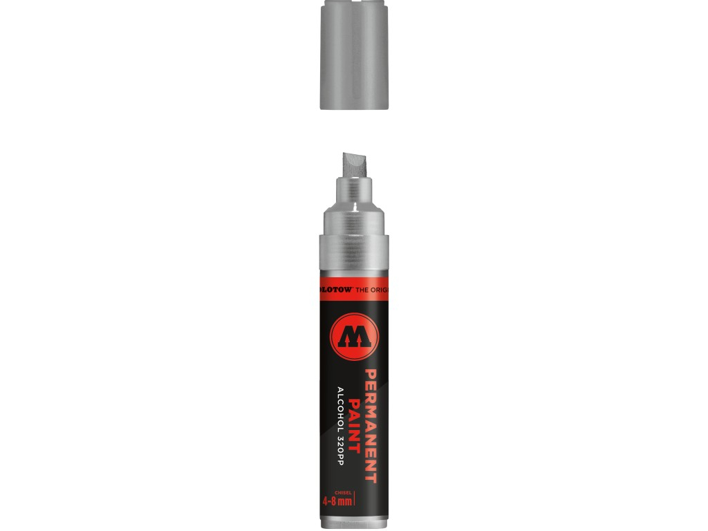 Permanent Paint Marker 320PP 4-8 mm metallic chrome
