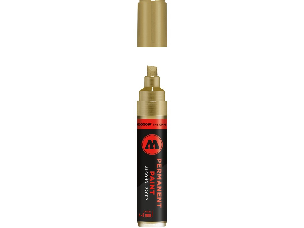 Permanent Paint Marker 320PP 4-8 mm metallic gold
