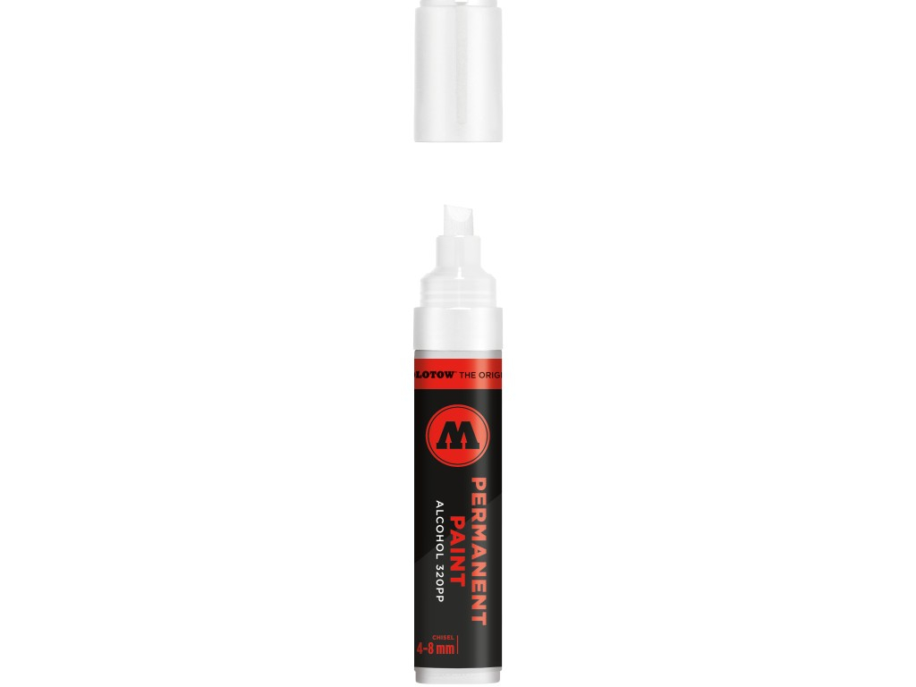 Permanent Paint Marker 320PP 4-8 mm signal white