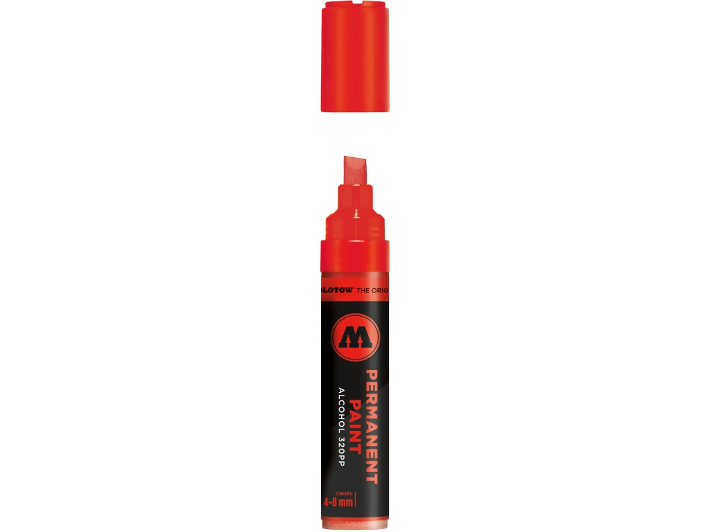 Permanent Paint Marker 320PP 4-8 mm traffic red