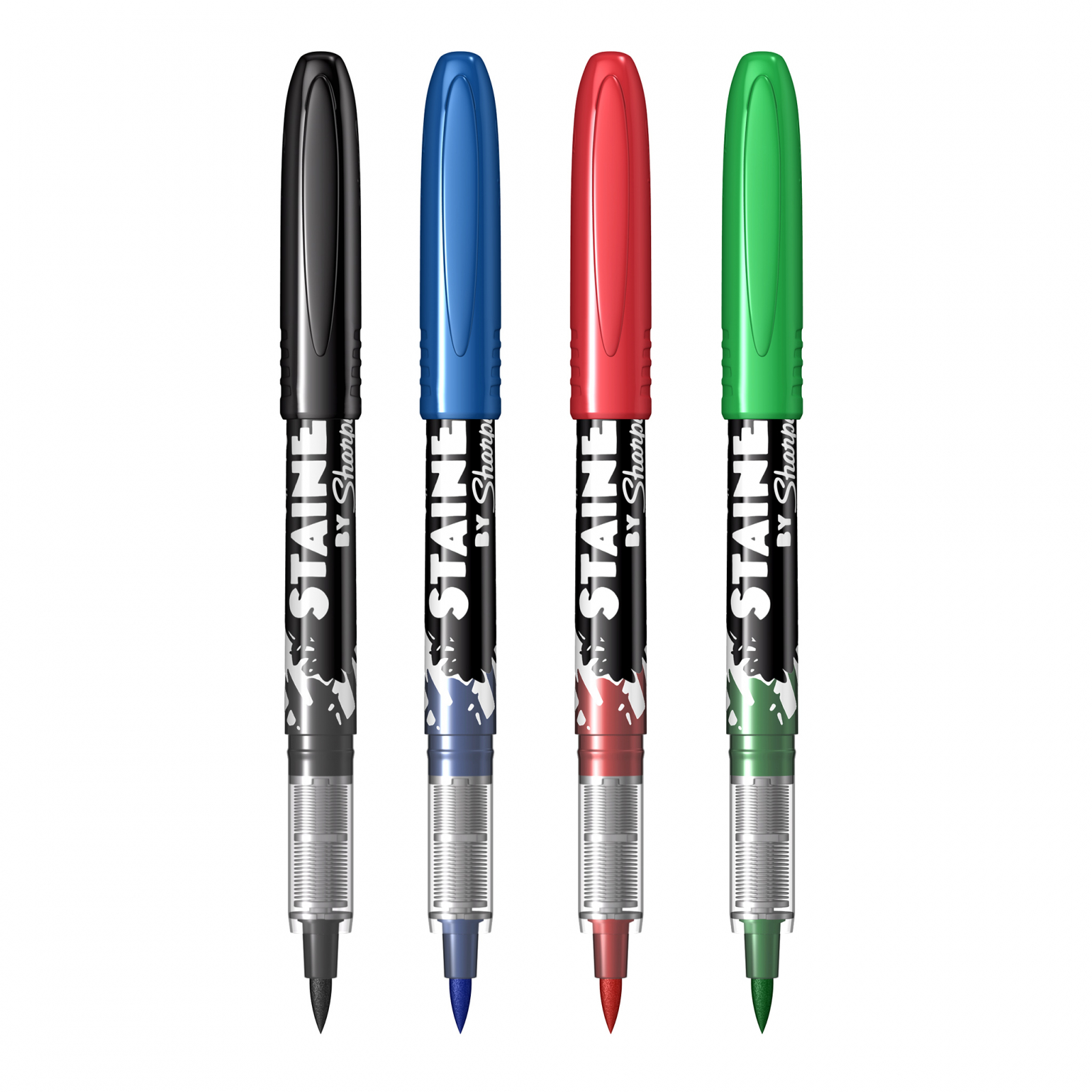 Set 4 Sharpie Stained textil Sharpie