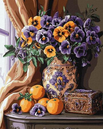 Home - Pictura pe numere - Brândușe Luxuriante, 40x50cm