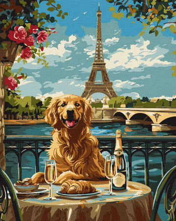 Peisaje - Pictură pe numere – Retriever la Paris artanias.com