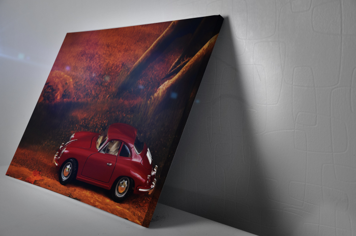 Tablou Canvas - Red Car [3]