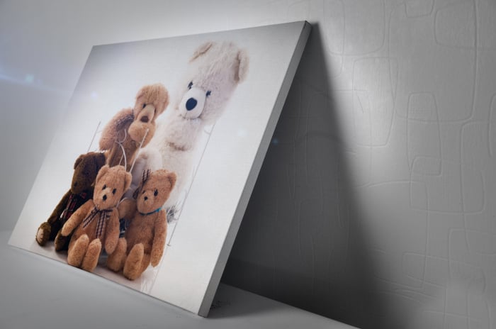 Tablou Canvas - Toy Bears [3]