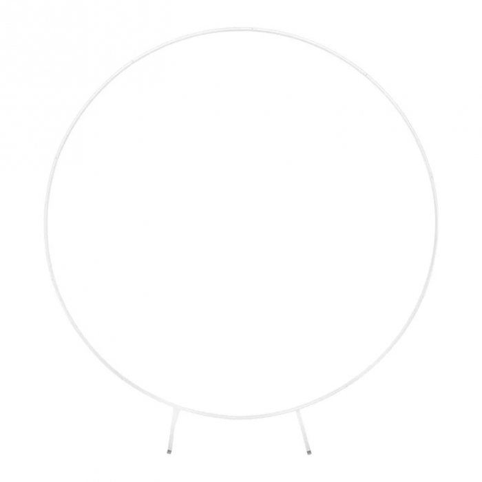 Arcada cerc de metal alba 200 cm [1]