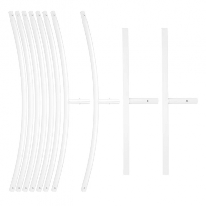 Arcada cerc de metal alba 200 cm [7]