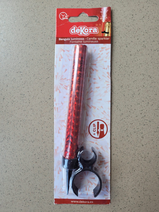 Artificie pentru sticla cu suport 15 cm [8]
