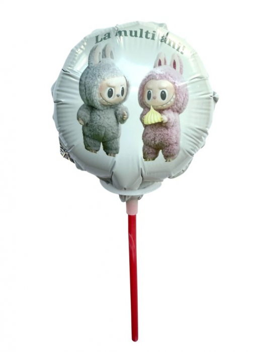 Balon alb personalizabil Labubu tort 12 cm [1]