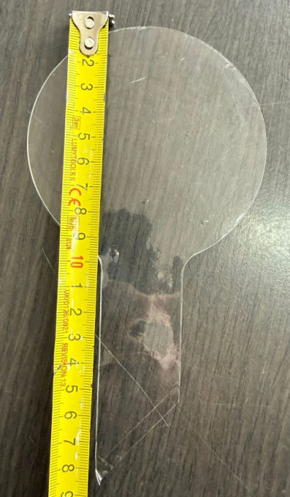 Balon bobo / poliuretan transparent 20 cm [4]