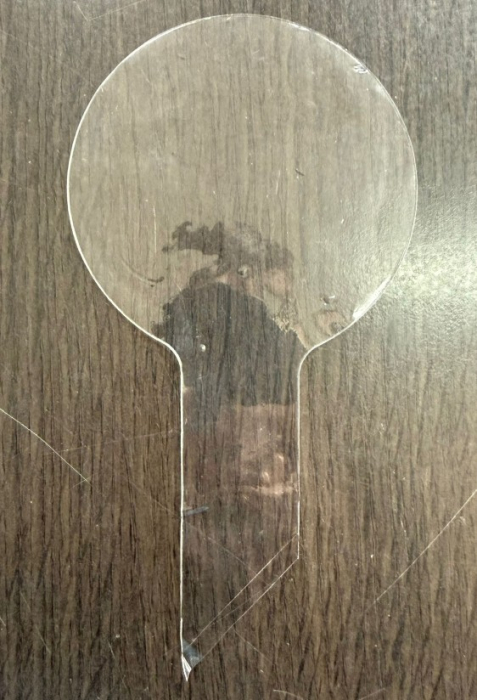 Balon bobo / poliuretan transparent 20 cm [3]