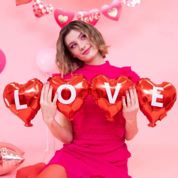 Balon folie 4 inimi love 100 x 27 cm [3]