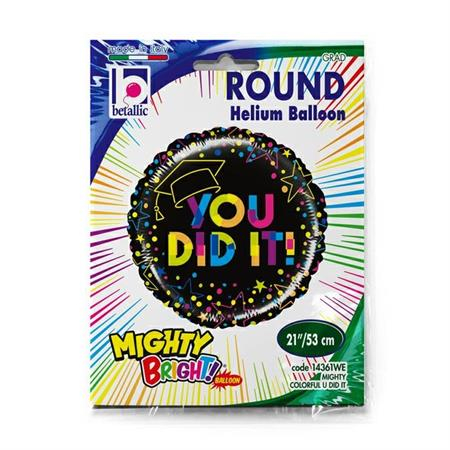 Balon folie Absolvire / You did it negru 46 cm [4]