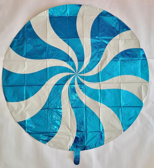 Balon folie acadea albastra 91 cm [2]