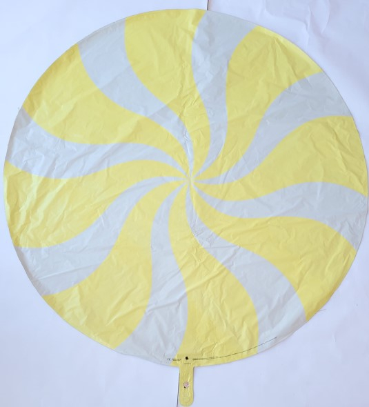 Balon folie acadea galbena 91 cm [2]