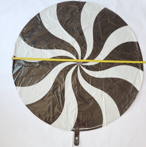 Balon folie acadea neagra 91 cm [4]
