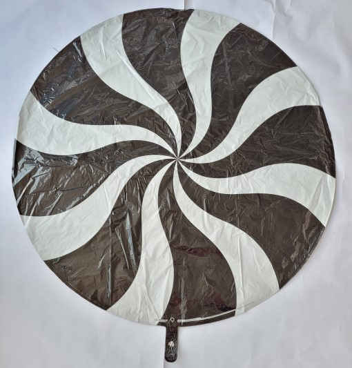 Balon folie acadea neagra 91 cm [2]