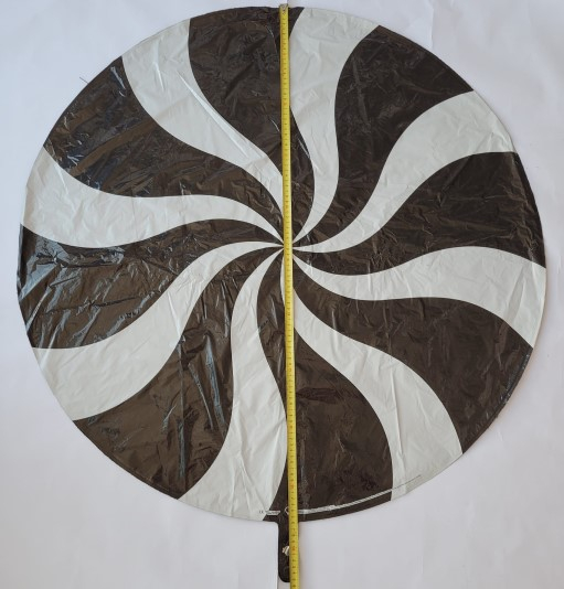 Balon folie acadea neagra 91 cm [3]