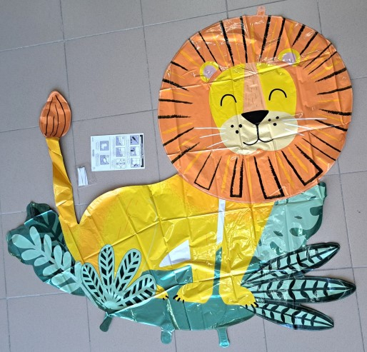 Balon, Anagram, Model leu, Folie, 114 cm x 109 cm, Multicolor [3]