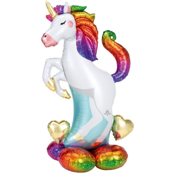 Balon folie AirLooonz Unicorn 3D 139 cm