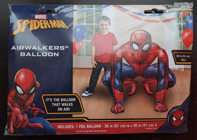 Balon folie Airwalker Spiderman 91 x 91 cm [4]