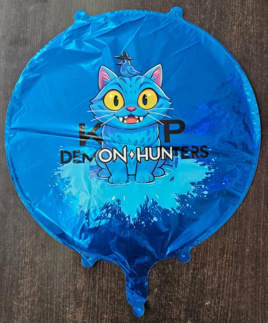 Balon folie albastru Demon Hunter 43 cm [2]