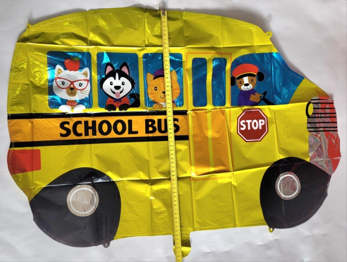 Balon folie autobuz de scoala 80 x 60 cm [3]