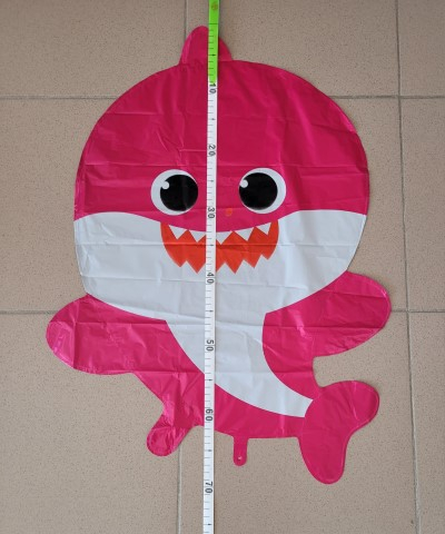 Balon folie Baby Shark roz 70 cm [2]