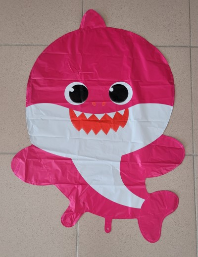 Balon folie Baby Shark roz 70 cm [3]