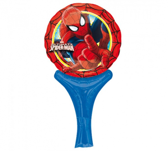 Balon folie bagheta Spiderman 15 x 30 cm