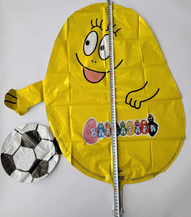 Balon folie Barbazu galben 75 cm [3]