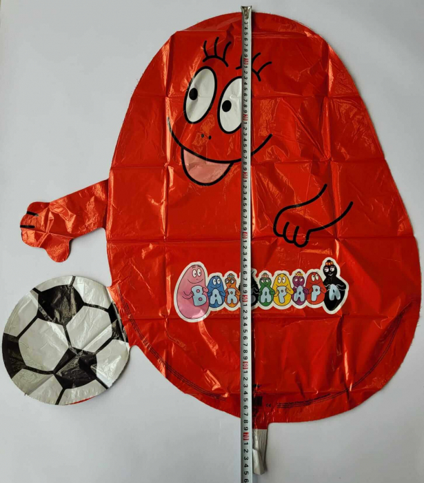 Balon folie Barbigol rosu 75 cm [3]