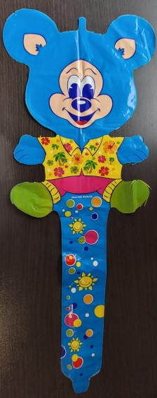 Balon folie bastonas soricel albastru 64 cm [2]