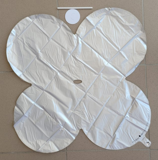 Balon folie baza baloane alba 48 cm [2]